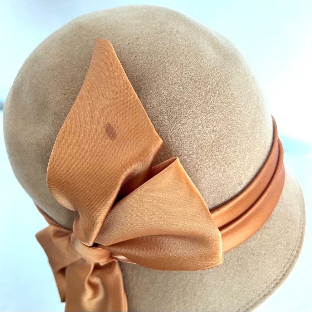 Vintage Henry Pollak New York Cloche Flapper Style 20s Hat - Picture 12 of 15